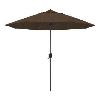 California Umbrella Casa Series Patio Market Umbrella in Olefin with Aluminum Pole Aluminum Ribs Auto Tilt Crank Lift   567155730
